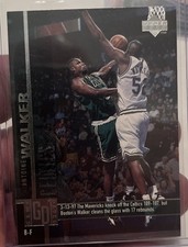 1997-98 Antoine Walker UD Game Dated Foil and Reg Versions Rare Look picture