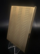 Vintage VOLUPTE USA Elegant Gold Tone Cigarette Case Holder - Great Piece picture
