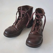 Original WWII US Army Type II Service Shoes Size 7 picture