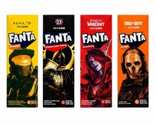 Fanta Xbox 2025 4 Box Set Promotional Collection Halo WoW Diablo COD picture