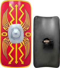 18 G Medieval Warrior Functional Medieval Roman Armor Legion Scutum Shield picture