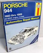 Haynes Porsche 944 Automotive Repair Manual 1983-1989 SOHC Turbo 1027 A15-688 picture