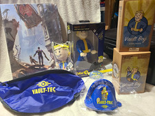 Fallout Vault-Tec Mixed Lot (Puzzle, Bobbleheads, Controller Holder, Fannypack) picture