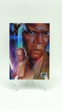 2021 Topps Chrome Star Wars Galaxy #42 Mace Windu Refractor picture