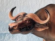 Rare 1955 Hagen Renaker DW Cape Buffalo with Name Sticker picture