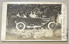 Vintage Overland Car Photo Postcard. RPPC picture