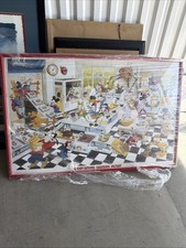 Rare Vintage 1986 Disney Mickey Mouse Chocolate Factory Framed Print picture