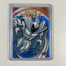 2016 Upper Deck Doctor Strange Sketch Card Moon Knight JAR Arturo Ramirez picture