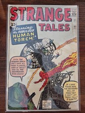 STRANGE TALES #101...1962 MARVEL...HUMAN TORCH BEGINS...SILVER AGE 🔑  picture