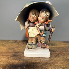 Hummel Vintage 1960-1972 Stormy Weather Boy Girl Umbrella #71 W.Germany Damaged picture