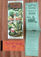 Three 1963 San Jose, California FRONTIER VILLAGE Amusemwnt Park Souvenir ITEMS picture