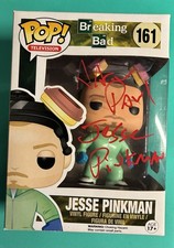 Funko Jesse Pinkman 161 Green Hazmat Signed Auto Breaking Bad Aaron Paul SWAU picture