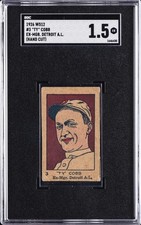 1926 W512 VARIATION #3 TY COBB SGC 1.5 picture