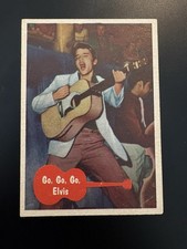 1956 Topps Bubbles Elvis Presley #1 Go Go Go Elvis Rookie Centered Must See Rc picture