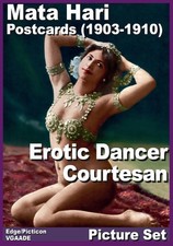 Mata Hari Erotic Dancer & Courtesan Postcards VGAADE (144 Files) picture