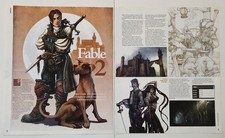 Fable 2 Xbox 360 Video Game Magazine Ad Article 2-Page Spread 2007 picture