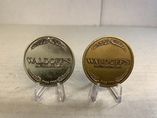 Vintage Hattiesburg Miss. Waldoff’s Department Store Heavy Metal Gift Coin Lot picture