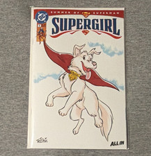 Supergirl #1 Commission Cover  Trish Forstner of Stray Dogs and Feral Fame NM picture