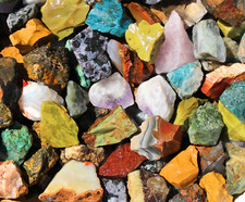 Madagascar Mix - Rough Rocks for Tumbling - Bulk Wholesale options picture