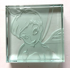 RARE Disney TINKER BELL Signed By Robert Gunther 65/100 Etched Glass Paperweight picture