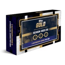 TOPPS GOLD UEFA Club Competitions Season 2025/2026 Hobby Box ENG ENGLISH picture