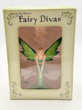 Amy Brown Fairy Divas -WATER- 87803 Green Winged Fairy W Damaged Box picture