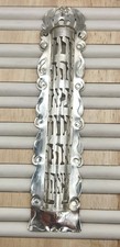 Vintage 925 Sterling Silver Mezuzah Case Judaica Hebrew Scroll Holder 6.5