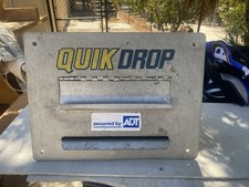 Vintage Blockbuster Video Store QUIK DROP Metal Security Drop Box Original 90s picture