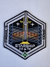 Original Space Starship Flight V3 T2 Mission 2026Program Patch 3.5” picture