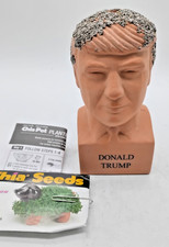 Chia Pet Donald Trump Decorative Presidential Pottery Planter Kit picture