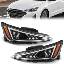 Headlights for 2019-2020 Hyundai Elantra, Driver and Passenger Side picture