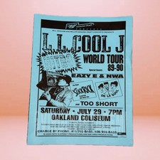 L.L. Cool J Flyer (July 29, 1989 - Oakland Coliseum in Oakland) picture