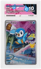 Ace Perfect 10 Piplup 042 First Partner Illustration Promo Gem Mint Pokemon picture