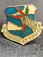 Vintage Strategic Air Command SAC Pin US Air Force Enamel 1