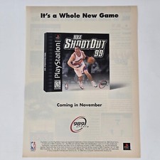 NBA ShootOut 99 PlayStation 1 PS1 Jason Kidd November Print Ad/Poster Promo Art picture