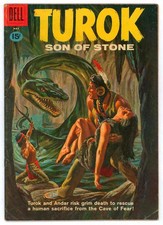 TUROK SON OF STONE #23 VG 4.0 Dell Comics Turok & Andar Comic 1961 picture