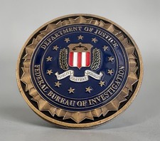 FBI Challenge Coin Federal Bureau Of Investigation United States DOJ ·IN STOCK· picture