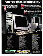 1998 Alienware PC Systems Vintage Print Ad Area-51 Hive-Mind The Grey PC Gamer picture