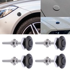 4pcs Universal Hood Pin Bonnet Lock Quick Release Push Button Bumper Clip Latche picture