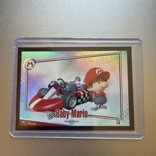 2009 Enterplay Mario Kart Wii Trading Card Baby Mario FOIL #F1 picture