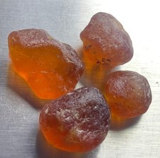 beautiful natural 39 ct hessonite  garnet lot feceted grade from africa picture