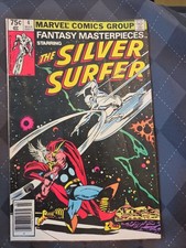 Fantasy Masterpieces #4 (Marvel 1979) 🔑 Silver Surfer Vs. Thor Iconic Cover 🔥 picture