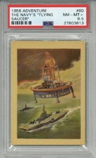 1956 ADVENTURE #60 THE NAVY'S FLYING SAUCER PSA 8.5 NEAR MINT LOW POP VERY RARE picture