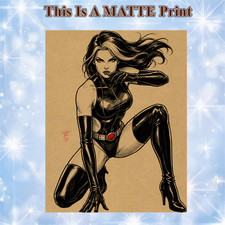 Original Color Illustration Mixed Media Fine Art Print 8.5x11 - Keyeske picture