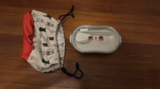 ISLE OF DOGS BENTO BOX LUNCH KIT + SACK -- RARE AND UNUSED picture