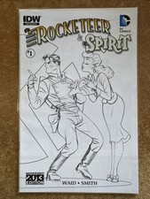 IDW Rocketeer & The Spirit Pulp Friction #1 2013 Con Exclusive Sketch Cover picture