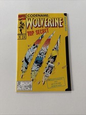 WOLVERINE #50 Die Cut Cover Codename: Top Secret 1992 picture