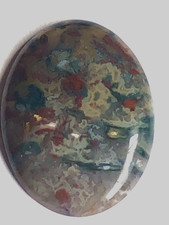 Exceptional Horse Canyon Agate from California Old Stock Cabochon 96.85 Carats  picture