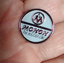  Monon The Hoosier Line Railway railroad rail road train Hat Pin Tie Tack Lapel picture