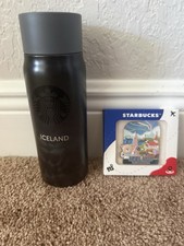 Starbucks Reykjavik, Iceland Hot/cold Bottle 16oz New With Tags With Bonus picture